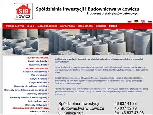 Produkcja i sprzedaż prefabrykatów betonowych