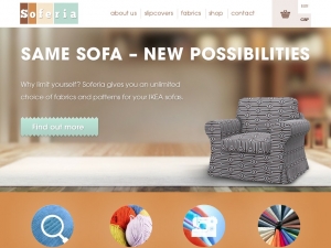 Soferia -  Ikea sofa slipcovers. Welcome.